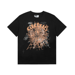 Sp5der Cactus Spider Web Graphic T‑Shirt