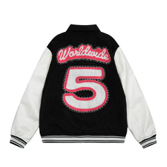 Sp5der Worldwide 5 Varsity Jacket