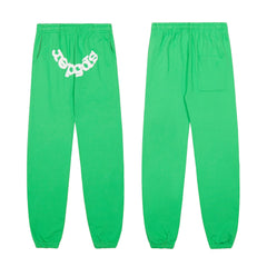 Sp5der Green Spider Web Hoodie Sweatpants Set