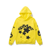 Sp5der Star Puff Print Pullover Hoodie