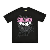 Sp5der Atlanta Spider Web Graphic T‑Shirt