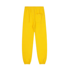 Sp5der Yellow Spider Web Hoodie Sweatpants Set