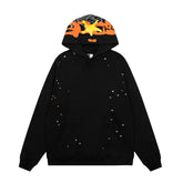 Sp5der Black Star Print Hoodie