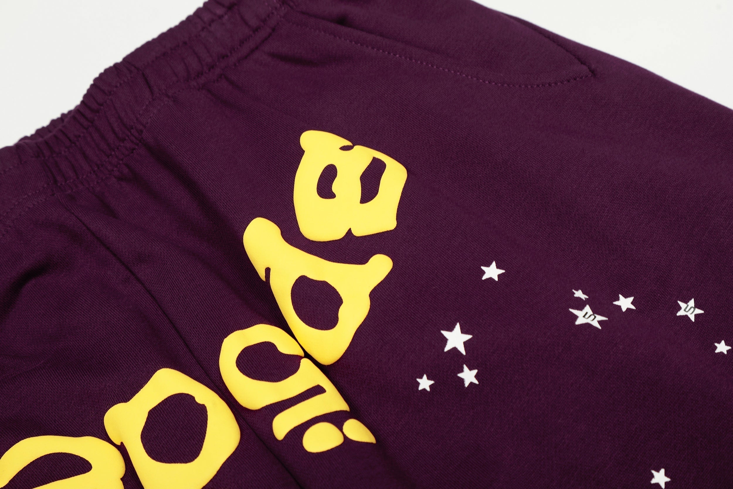 Sp5der Purple Spider Web Hoodie Sweatpants Set