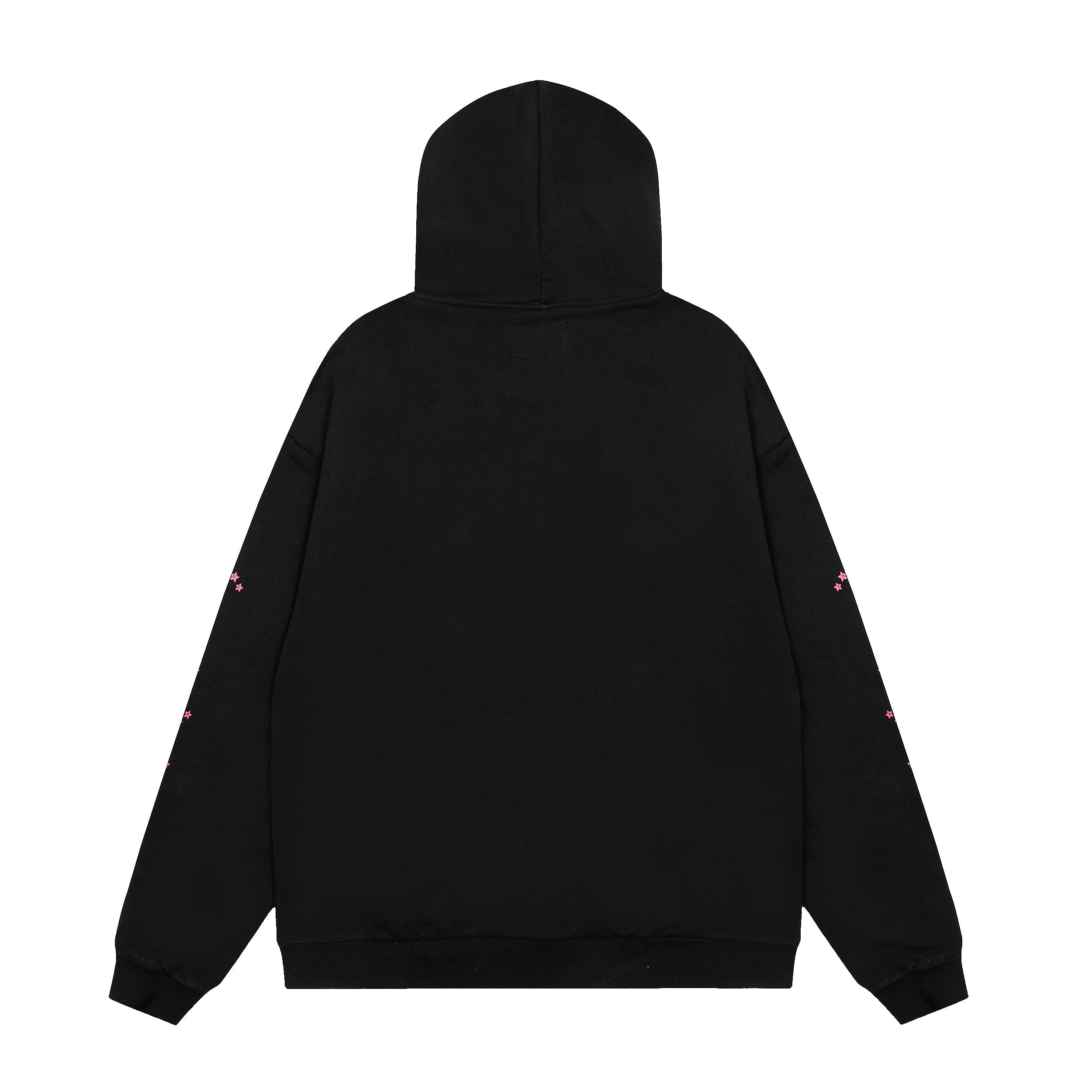 Sp5der Black 555‑999 Spider Web Hoodie Sweatpants Set