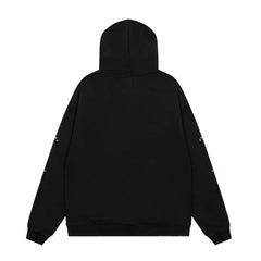 Sp5der Black 555‑999 Spider Web Hoodie Sweatpants Set