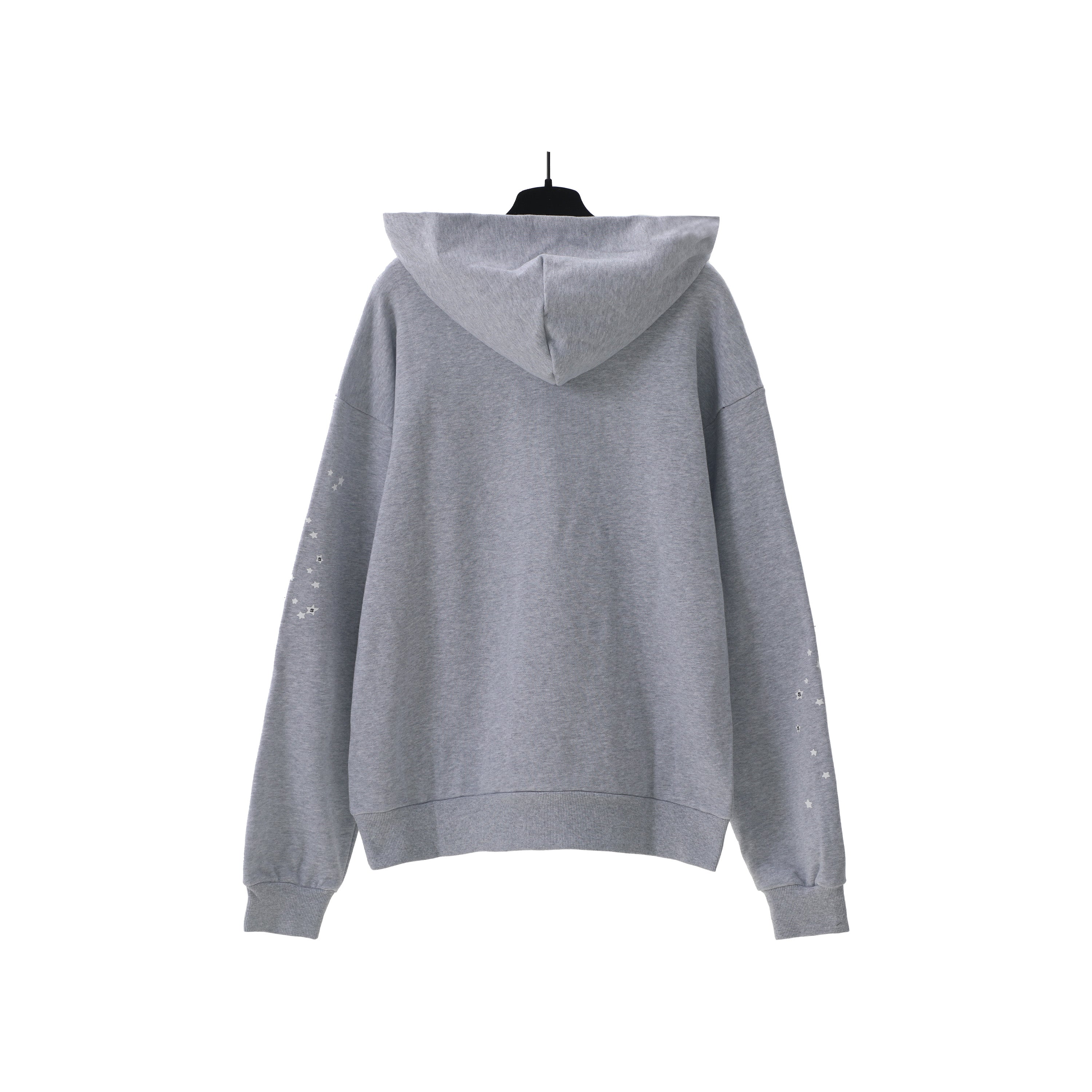 Sp5der White Spider Web Star Sleeve Pullover Hoodie