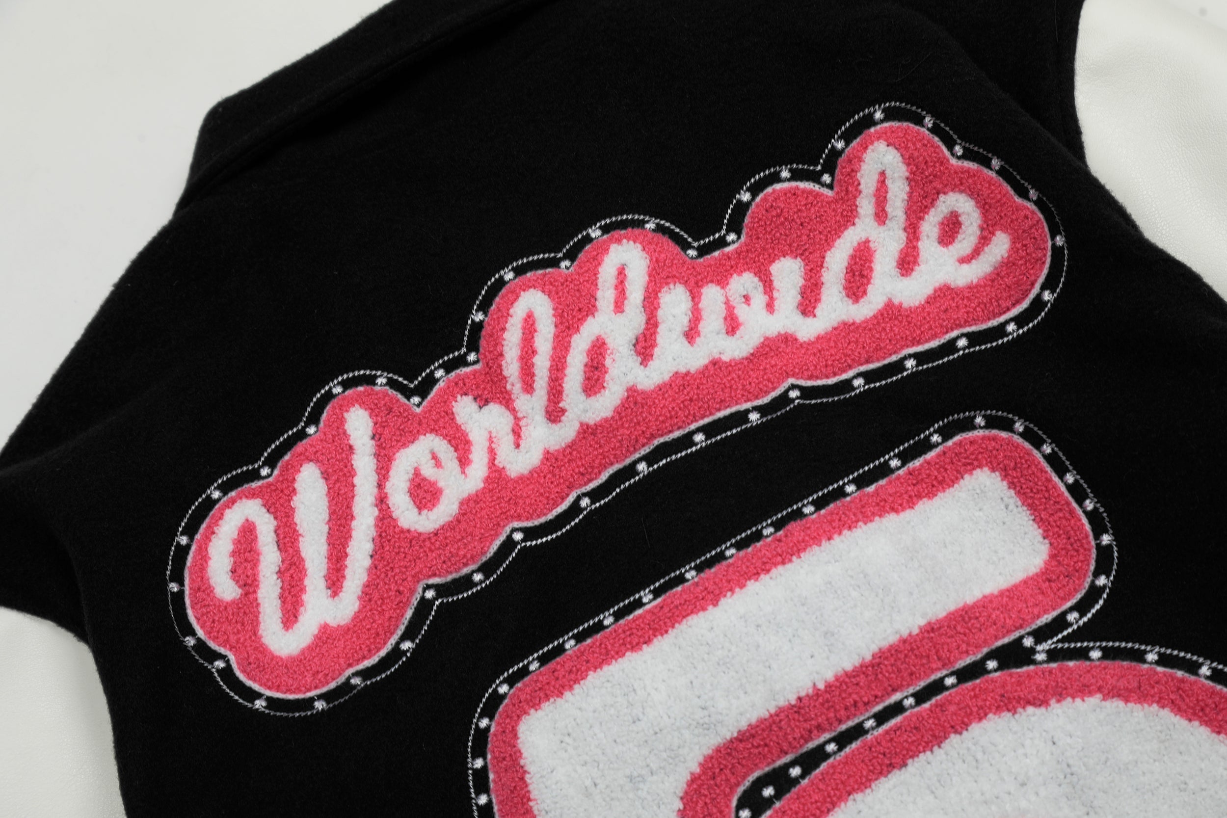 Sp5der Worldwide 5 Varsity Jacket