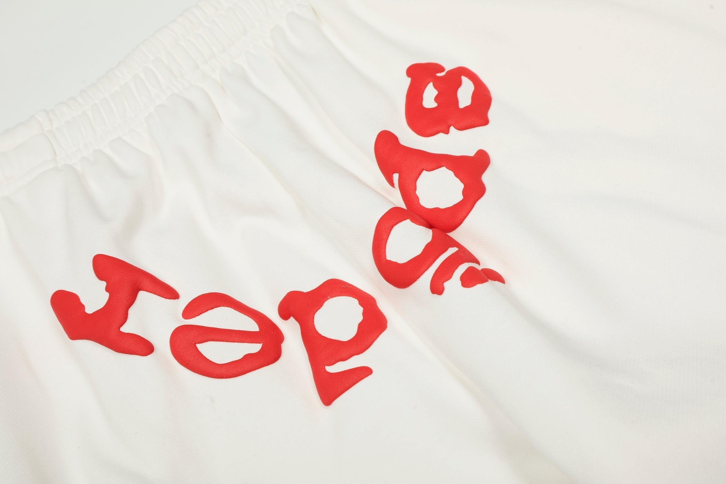 Sp5der White Gradient Spider Web Hoodie Sweatpants Set