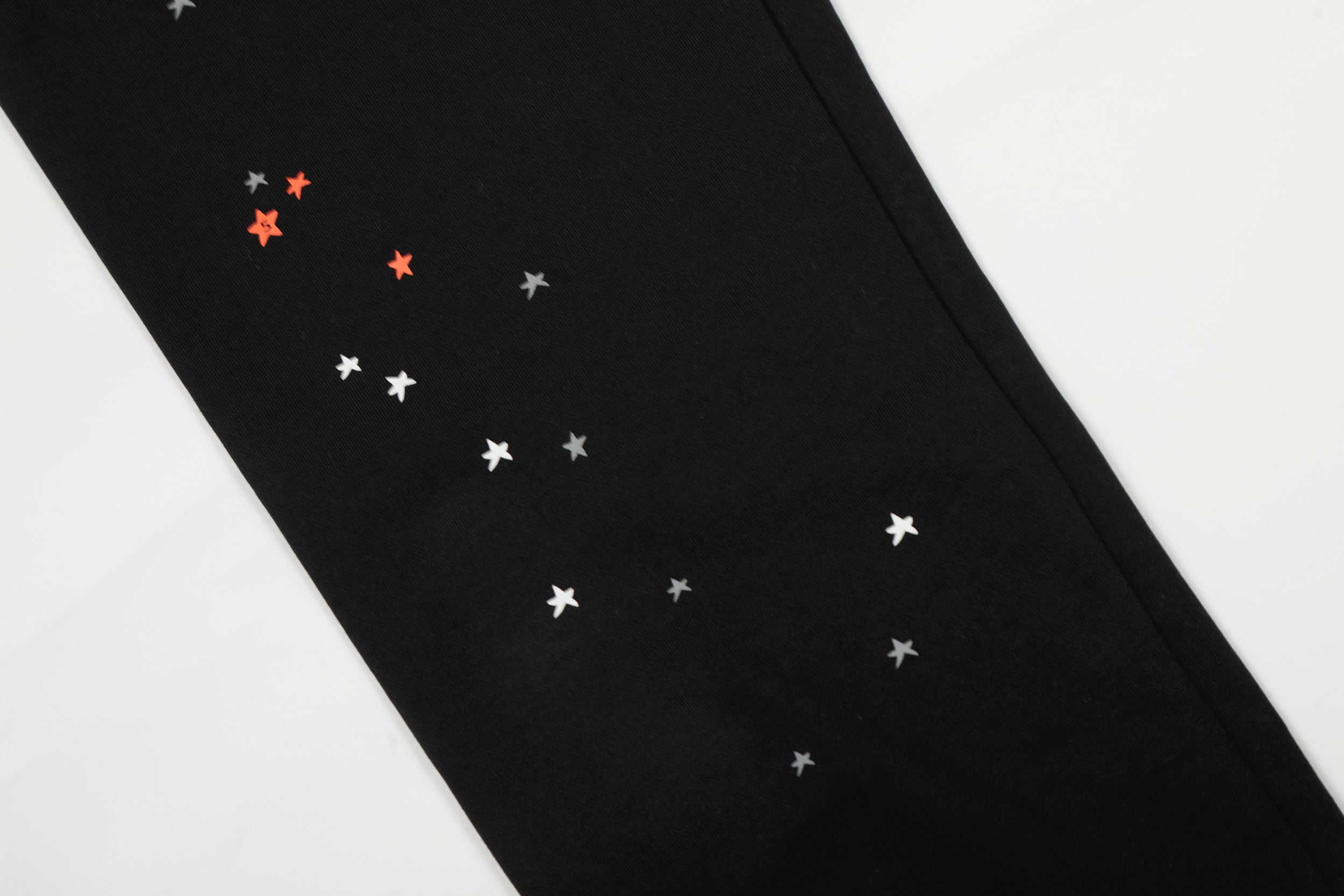 Sp5der Black Star Print Hoodie