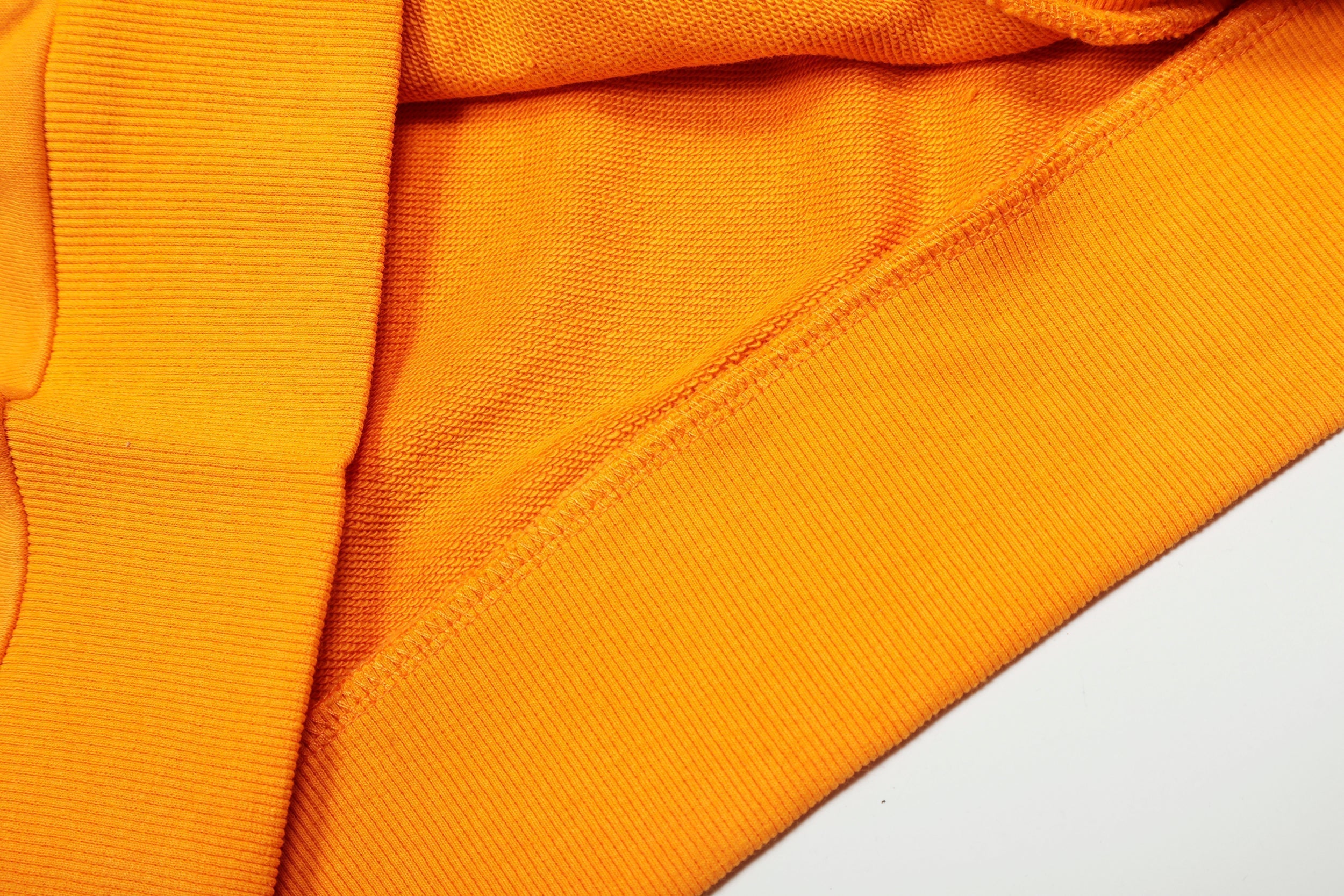 Sp5der Orange Star Graphic Pullover Hoodie