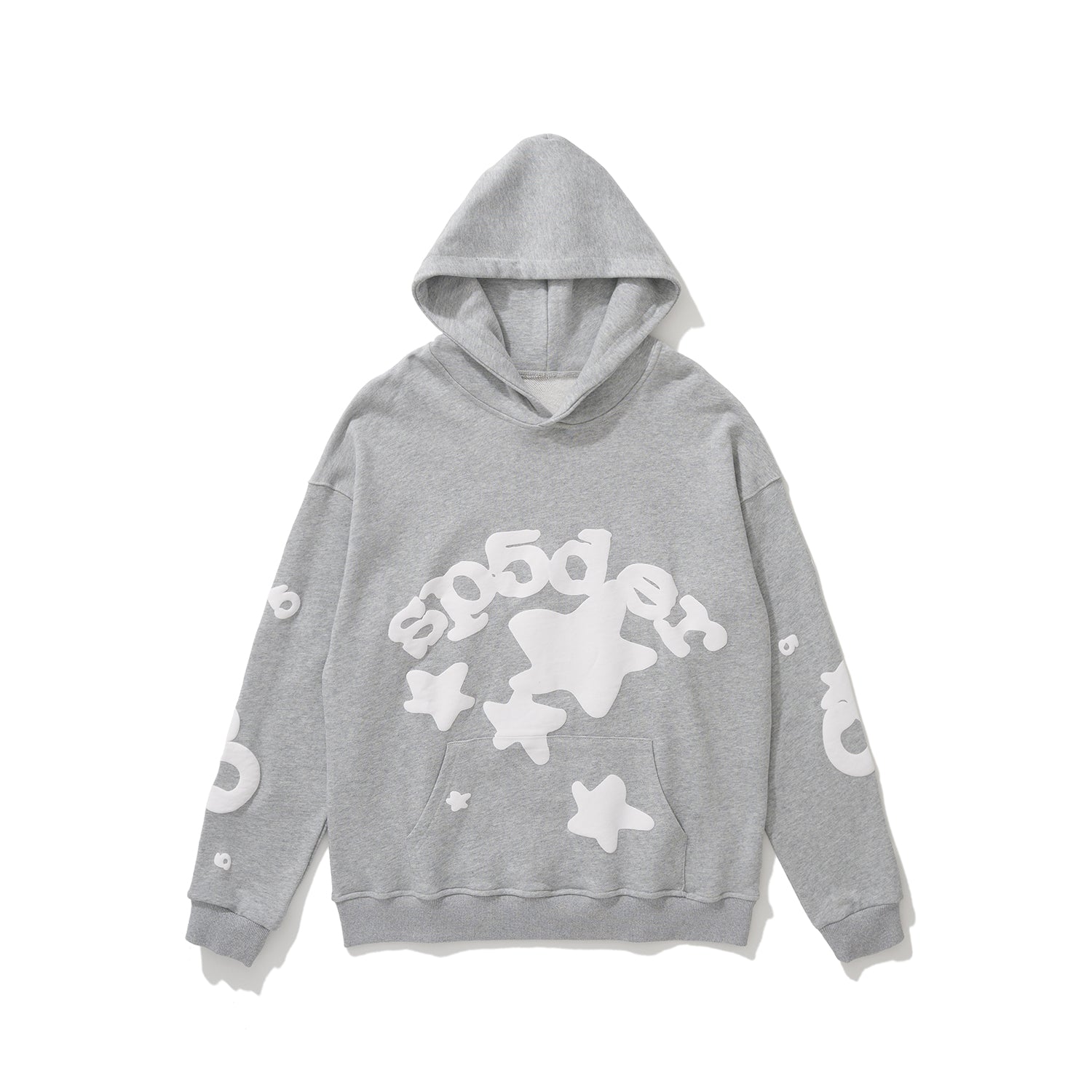 Sp5der Star Puff Print Pullover Hoodie