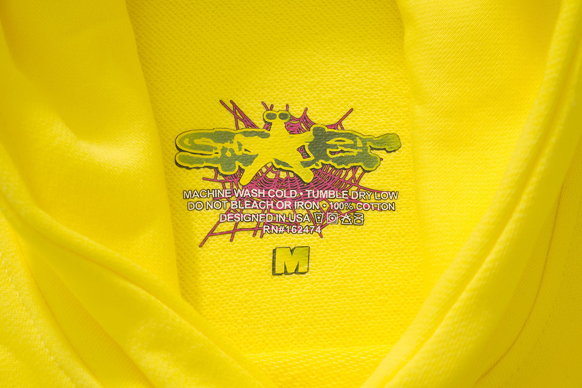 Sp5der Star Puff Print Pullover Hoodie