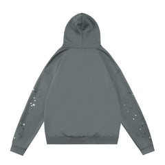 Sp5der Spider Web Star Print Pullover Hoodie
