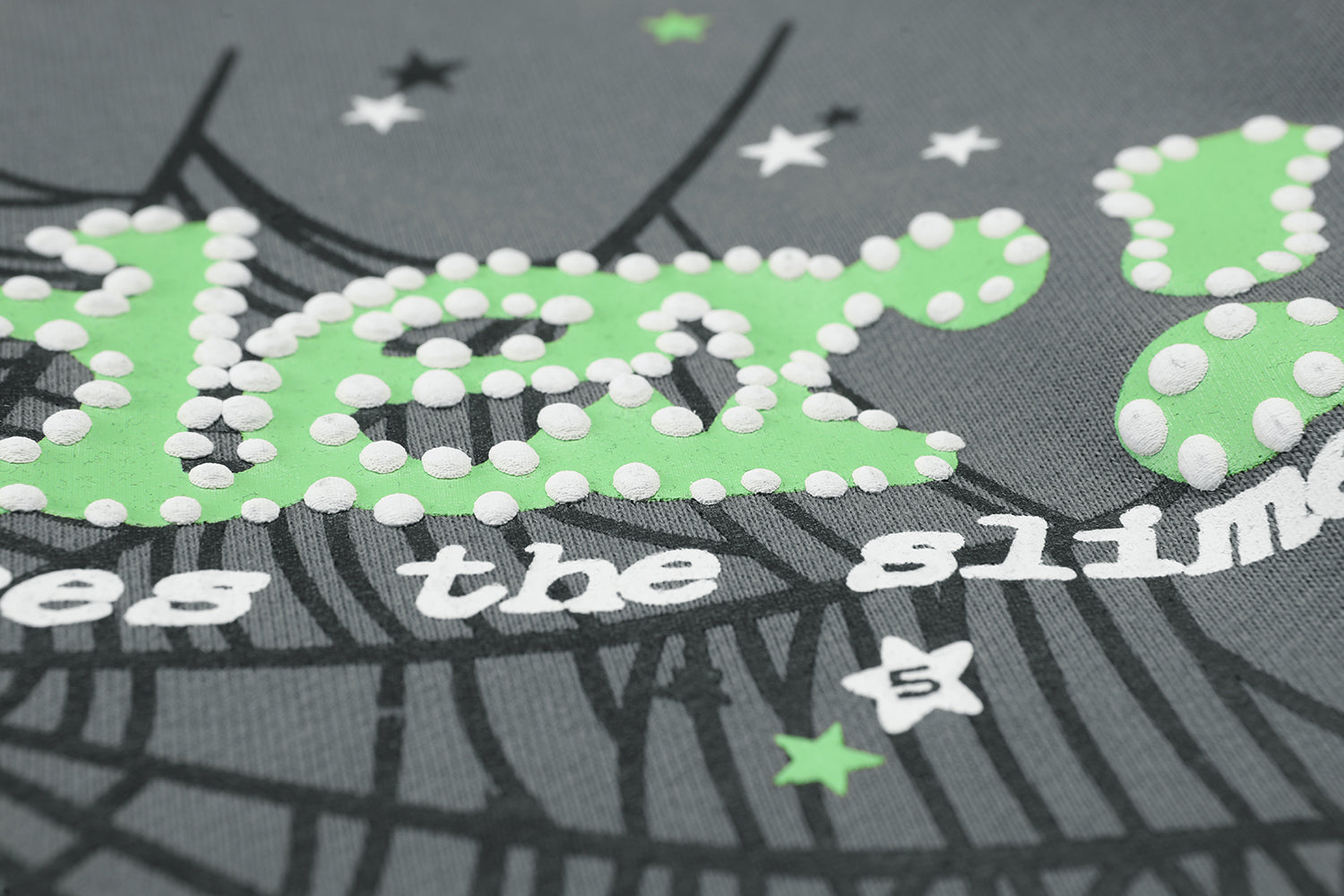 Sp5der Spider Web Star Print Pullover Hoodie