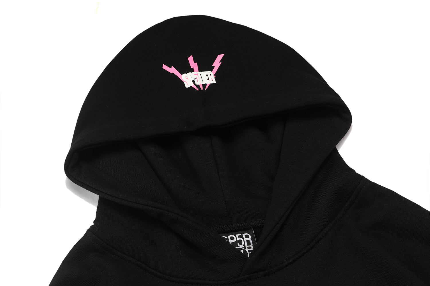 Sp5der 555 Pink Spider Web Pullover Hoodie