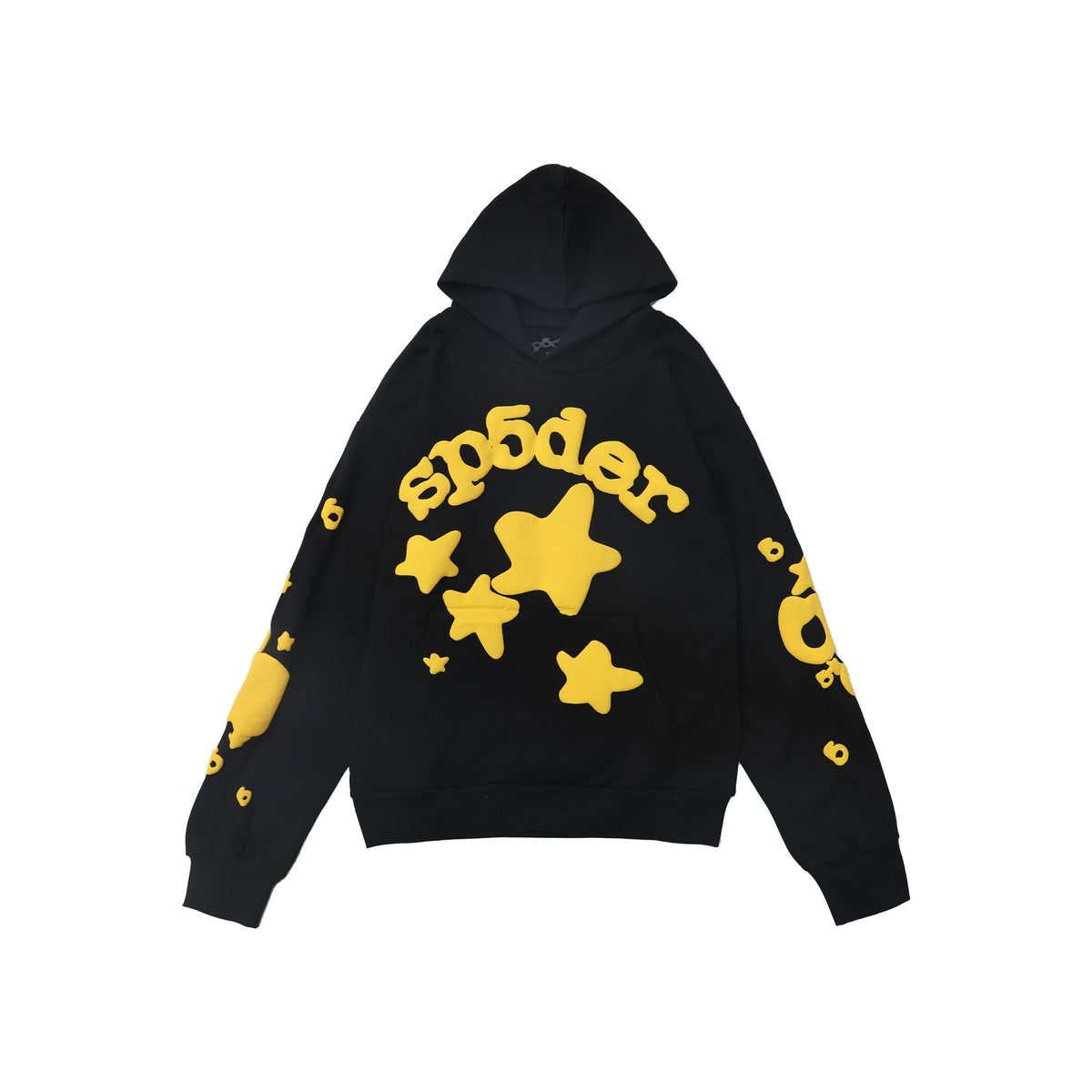 Sp5der Star Puff Print Pullover Hoodie