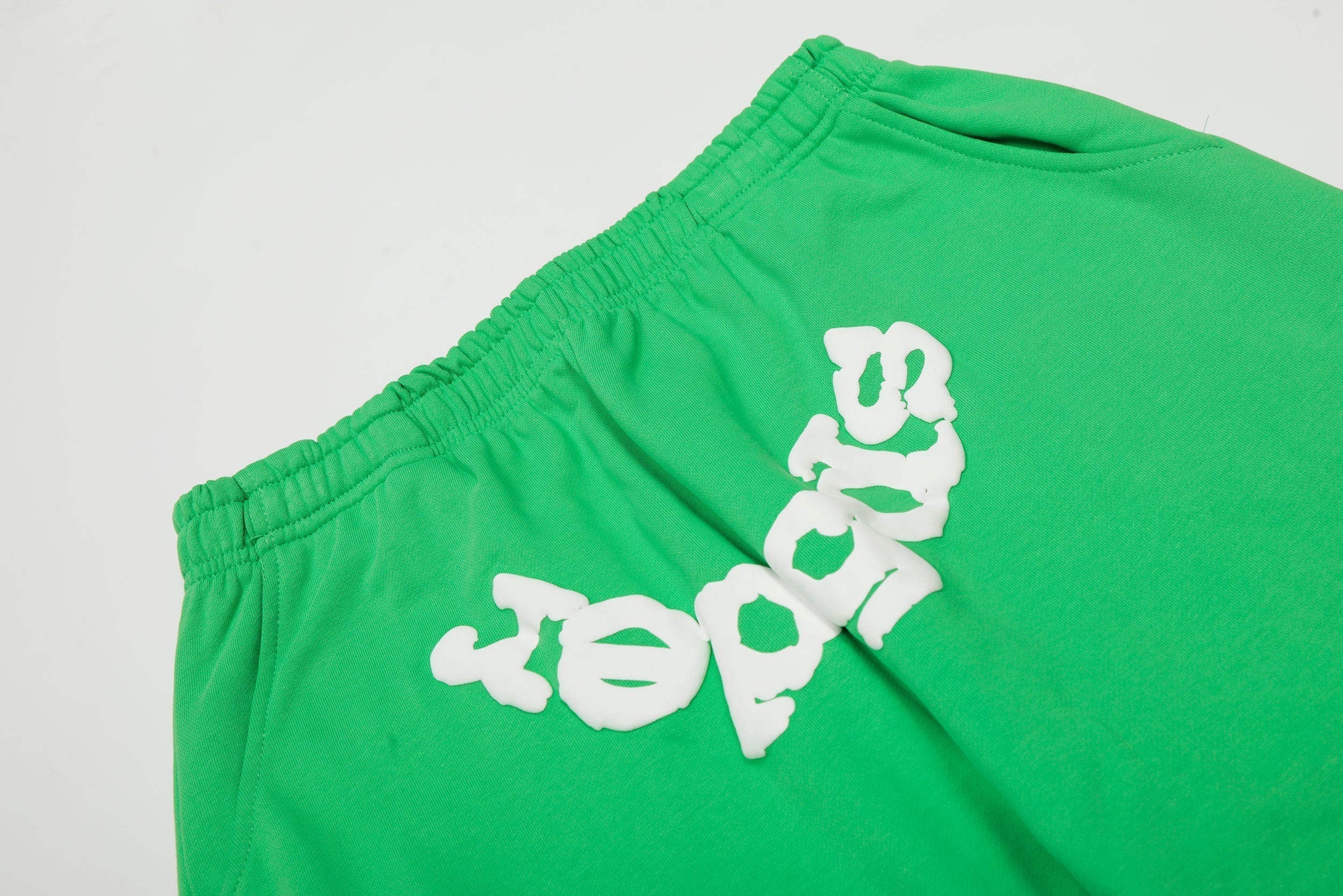 Sp5der Green Spider Web Hoodie Sweatpants Set