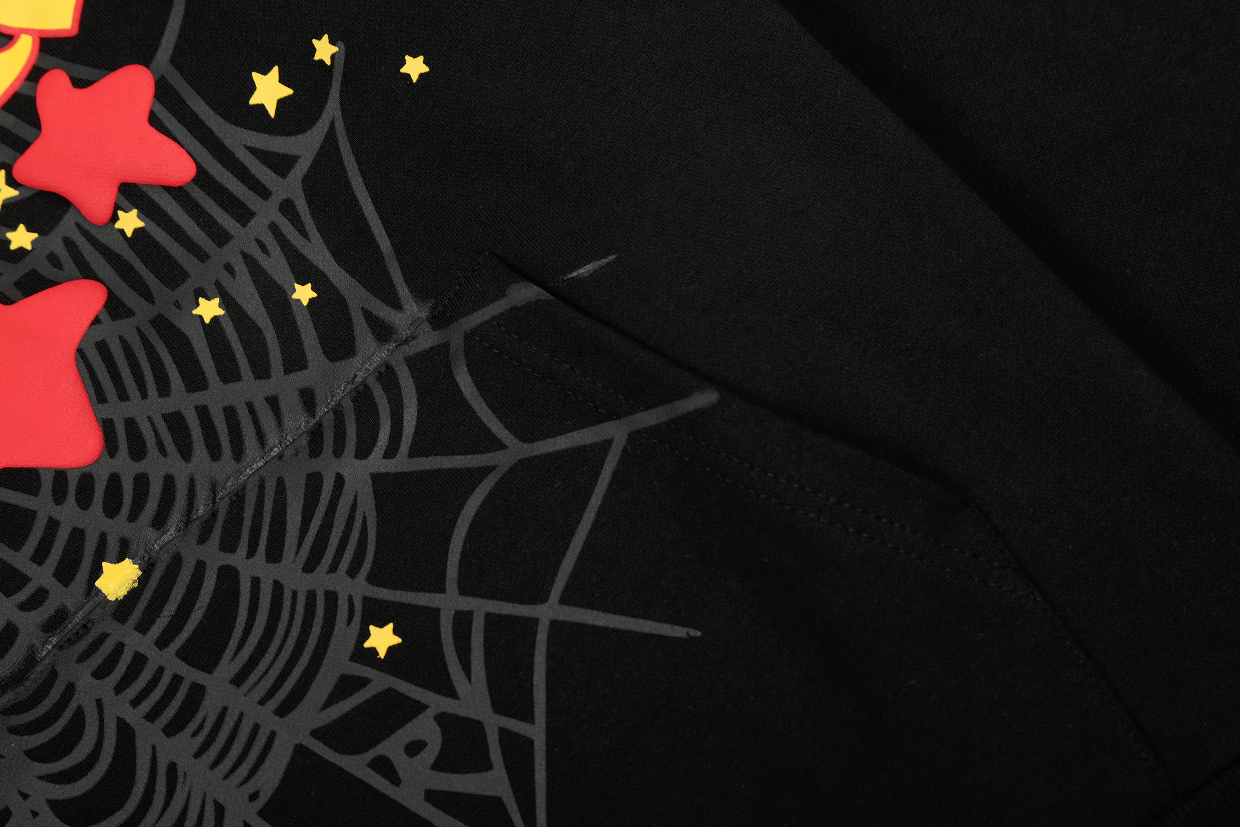 Sp5der Black Atlanta Spider Web Hoodie Sweatpants Set