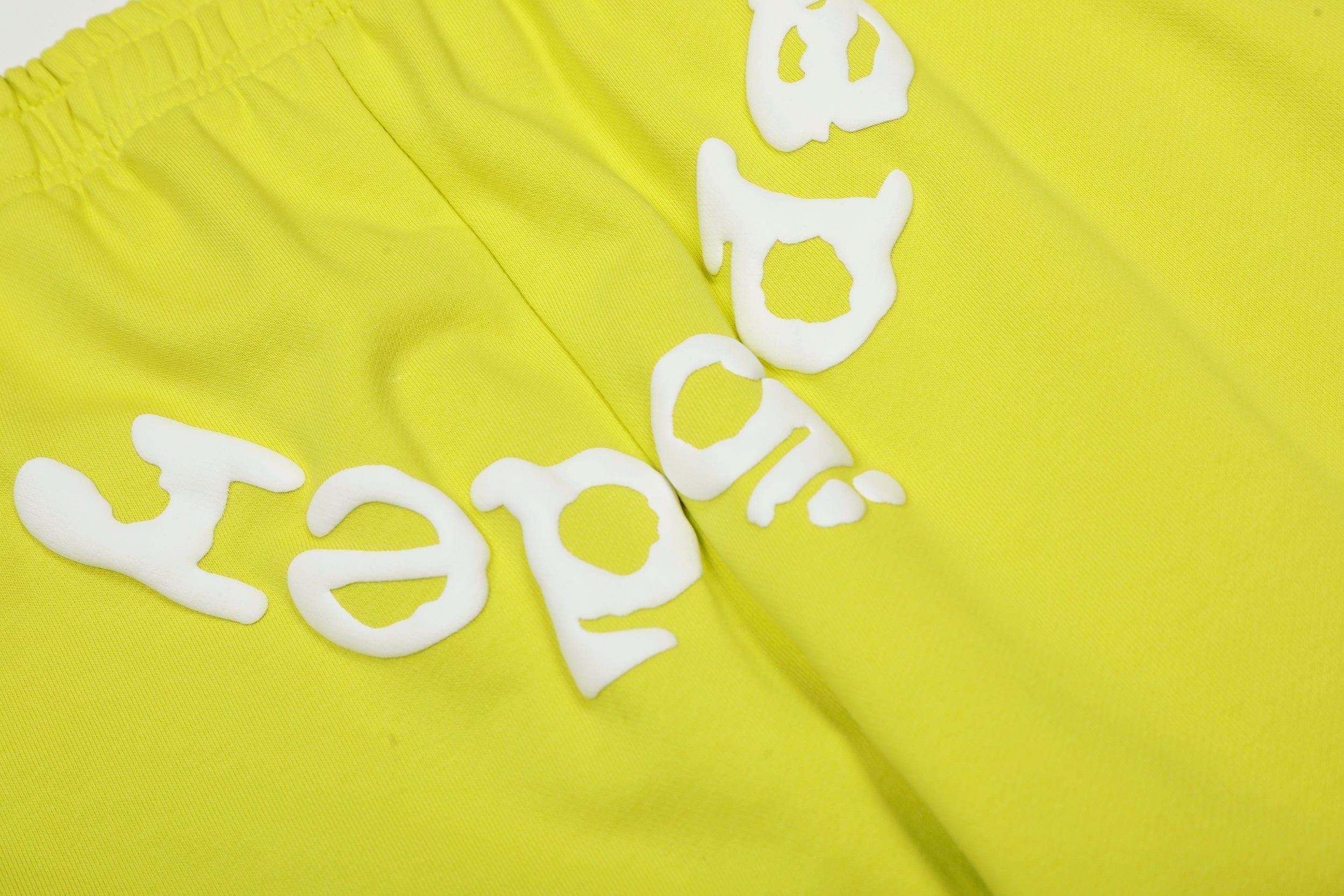 Sp5der Lime Gradient Spider Web Hoodie Sweatpants Set