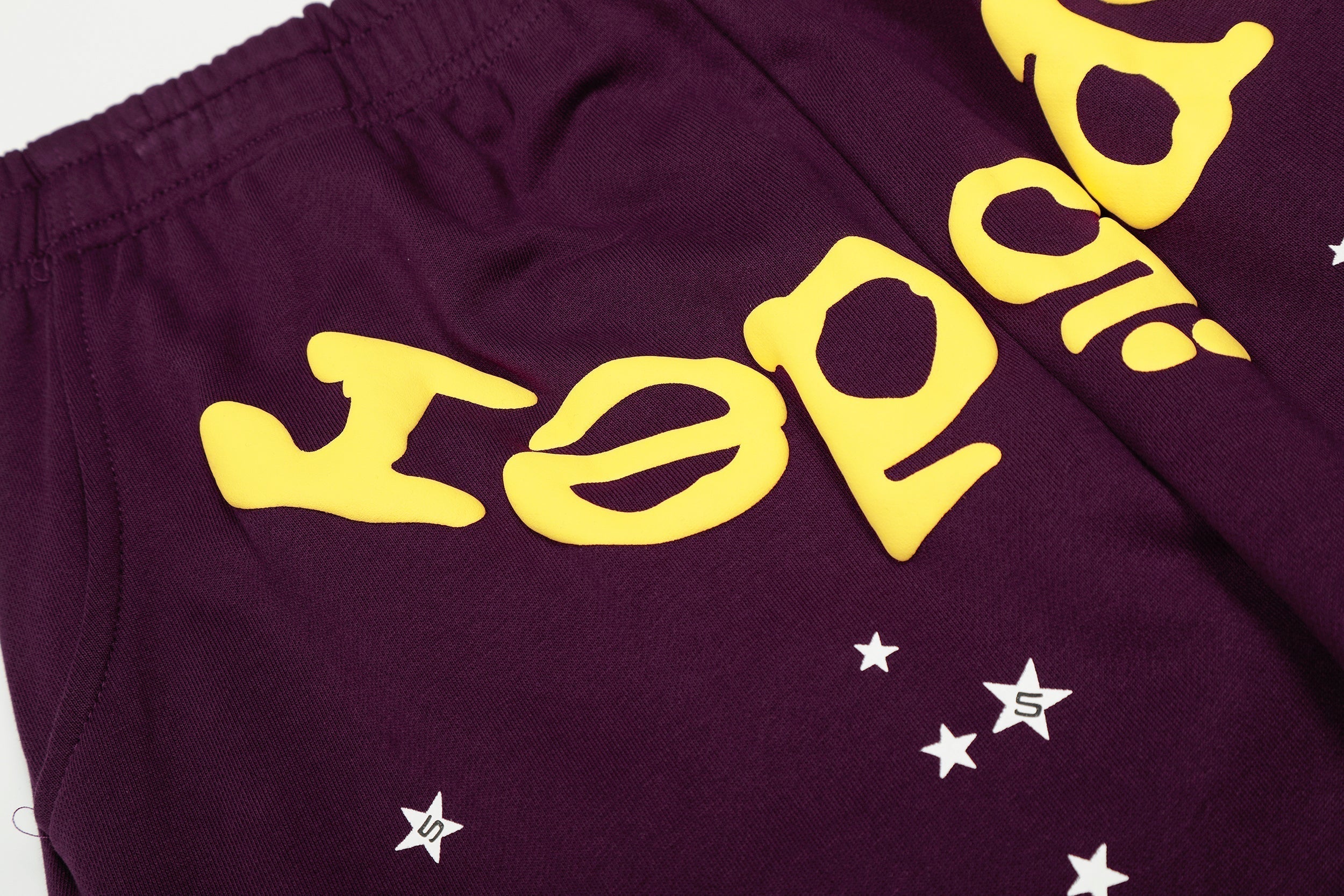 Sp5der Purple Spider Web Hoodie Sweatpants Set
