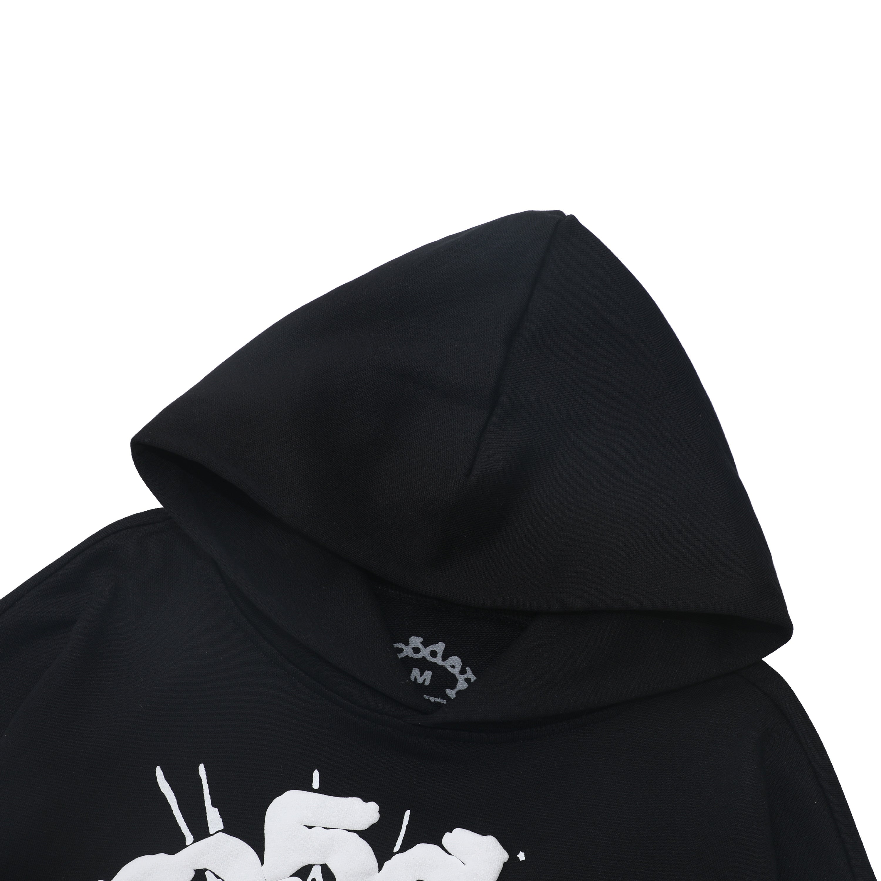 Sp5der White Spider Web Star Sleeve Pullover Hoodie