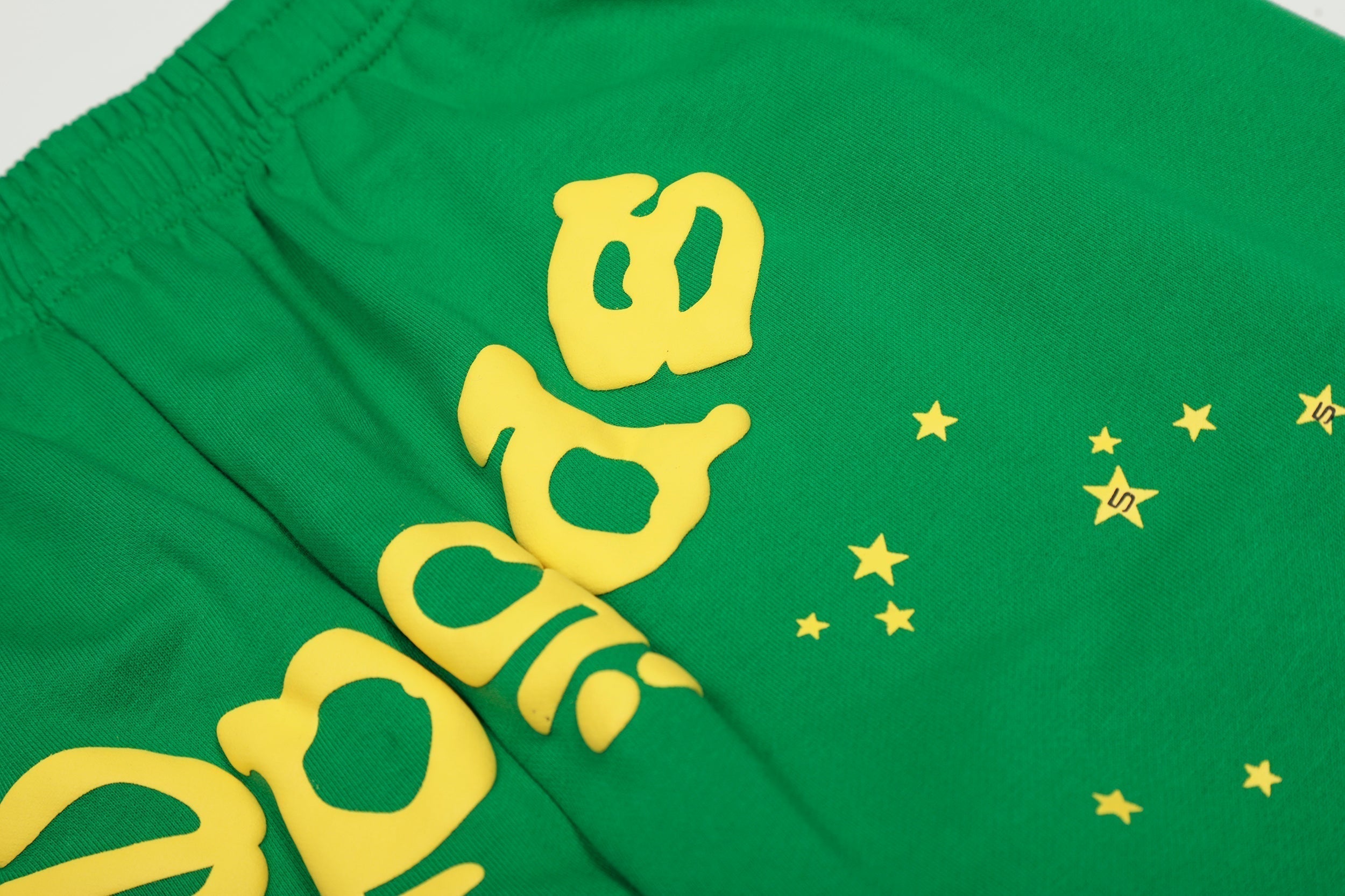 Sp5der Green Spider Web Star Pullover Hoodie