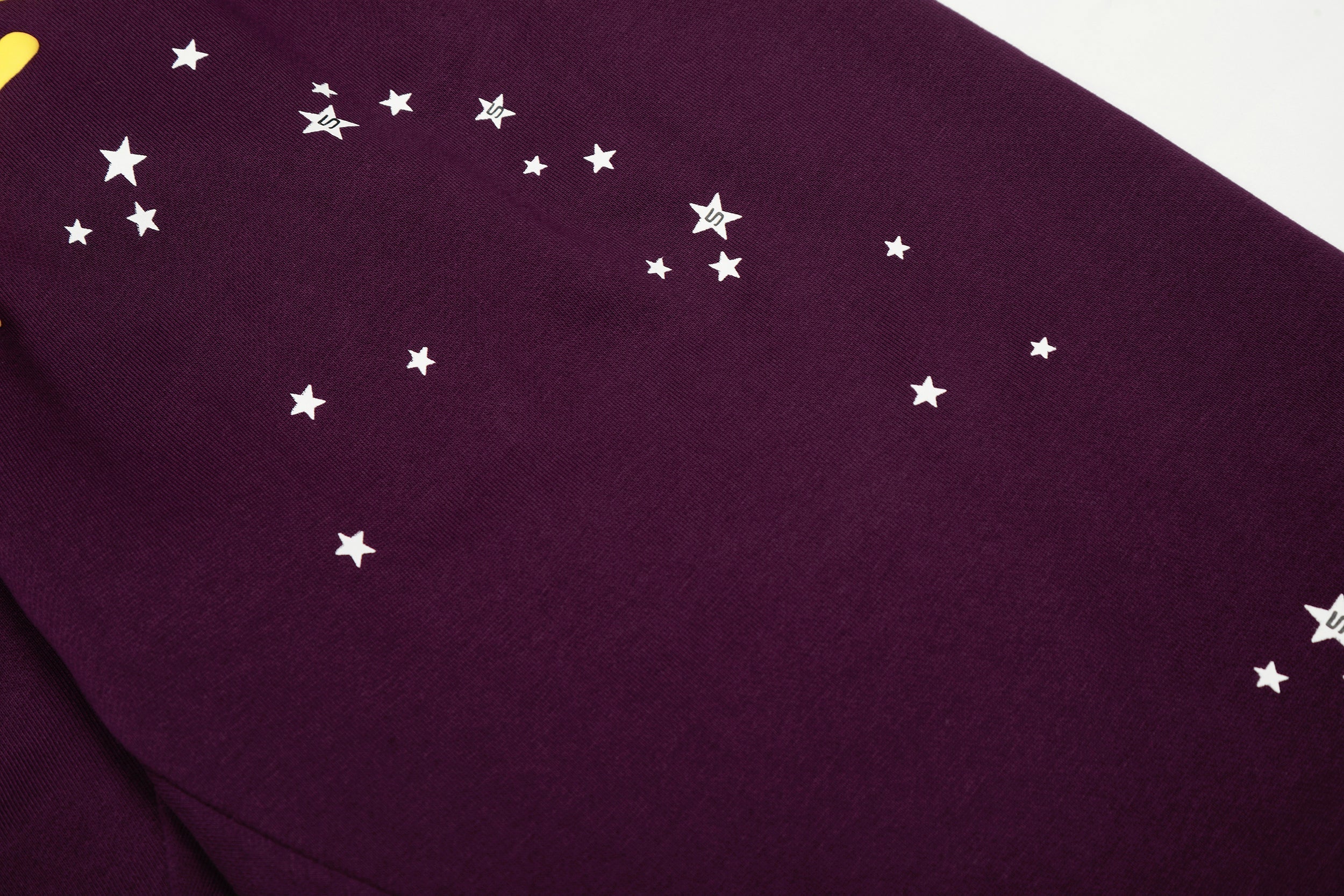 Sp5der Purple Spider Web Hoodie Sweatpants Set
