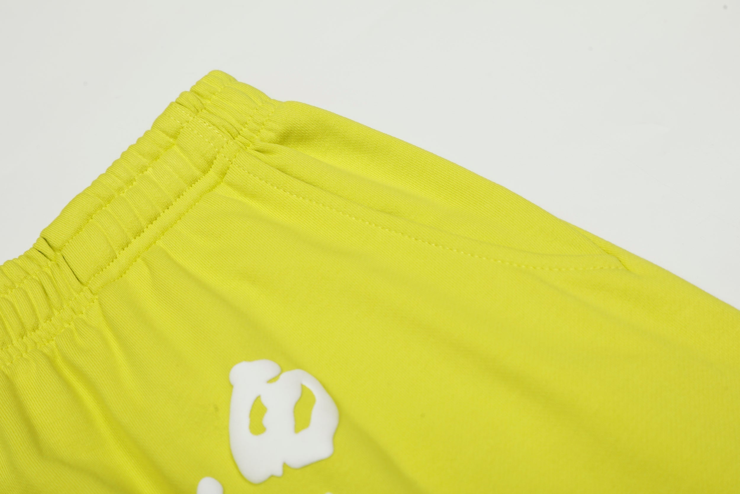 Sp5der Lime Gradient Spider Web Hoodie Sweatpants Set