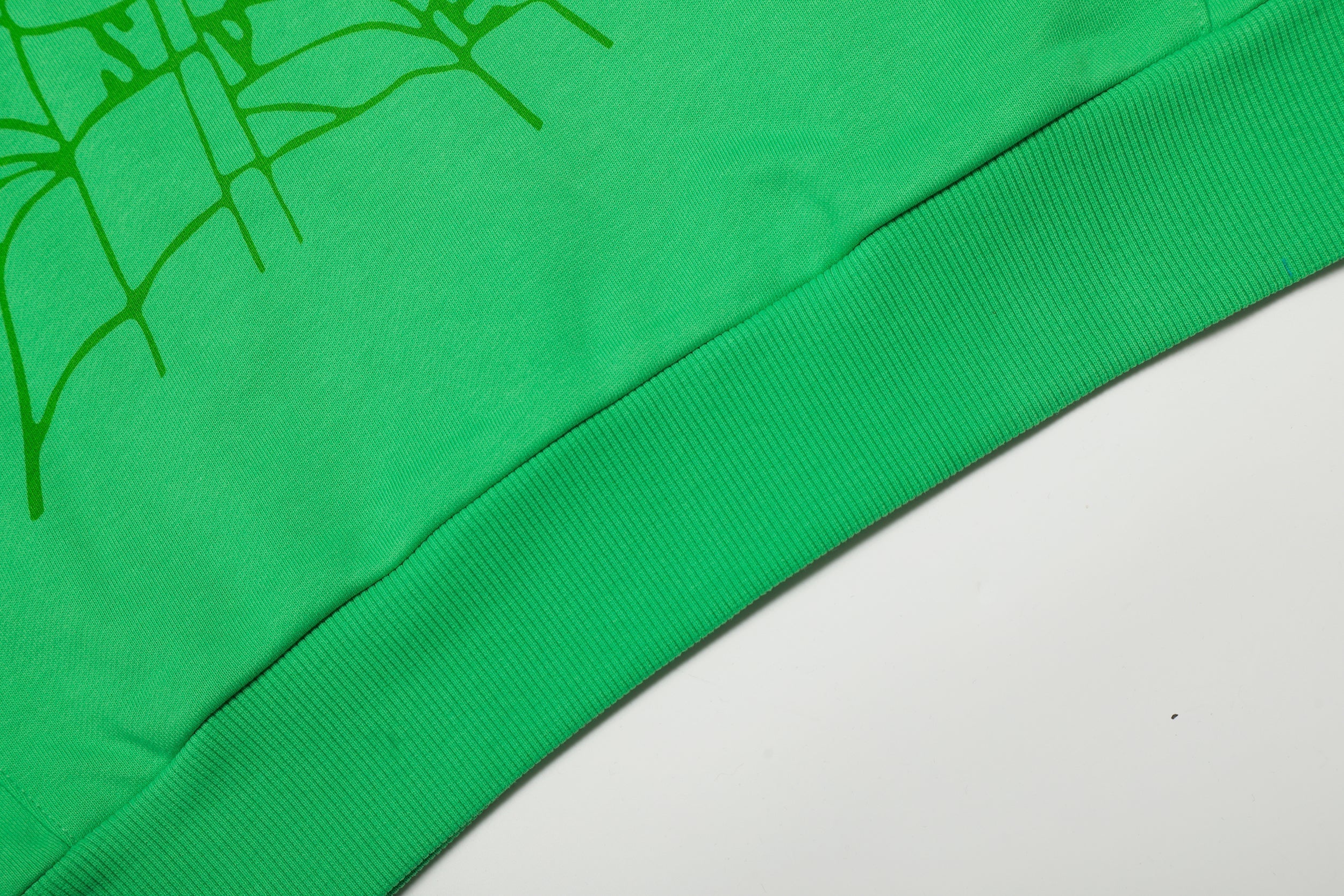 Sp5der Green Spider Web Hoodie Sweatpants Set