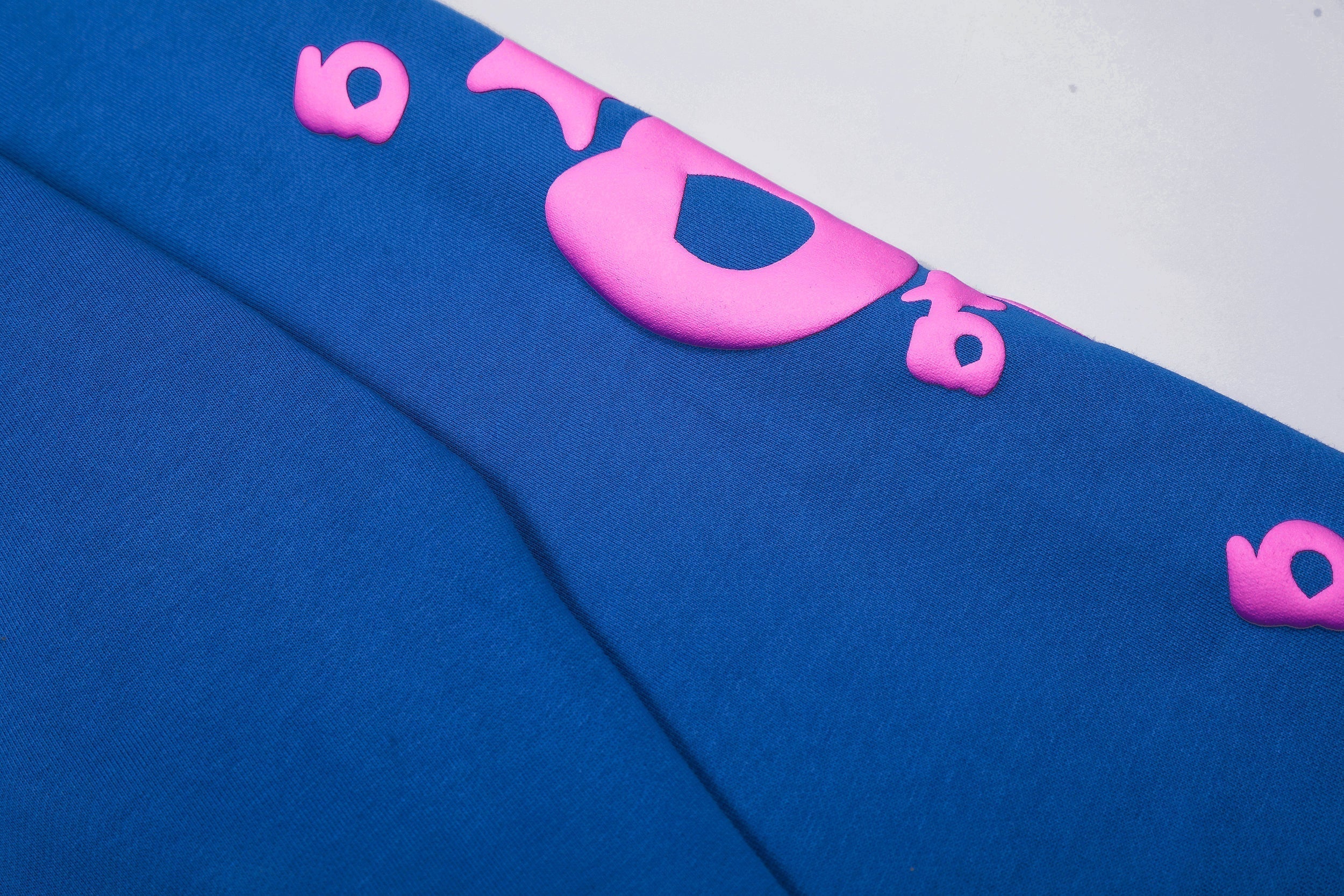 Sp5der Blue 555 Star Hoodie Sweatpants Set