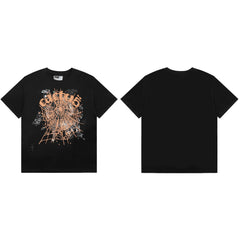 Sp5der Cactus Spider Web Graphic T‑Shirt