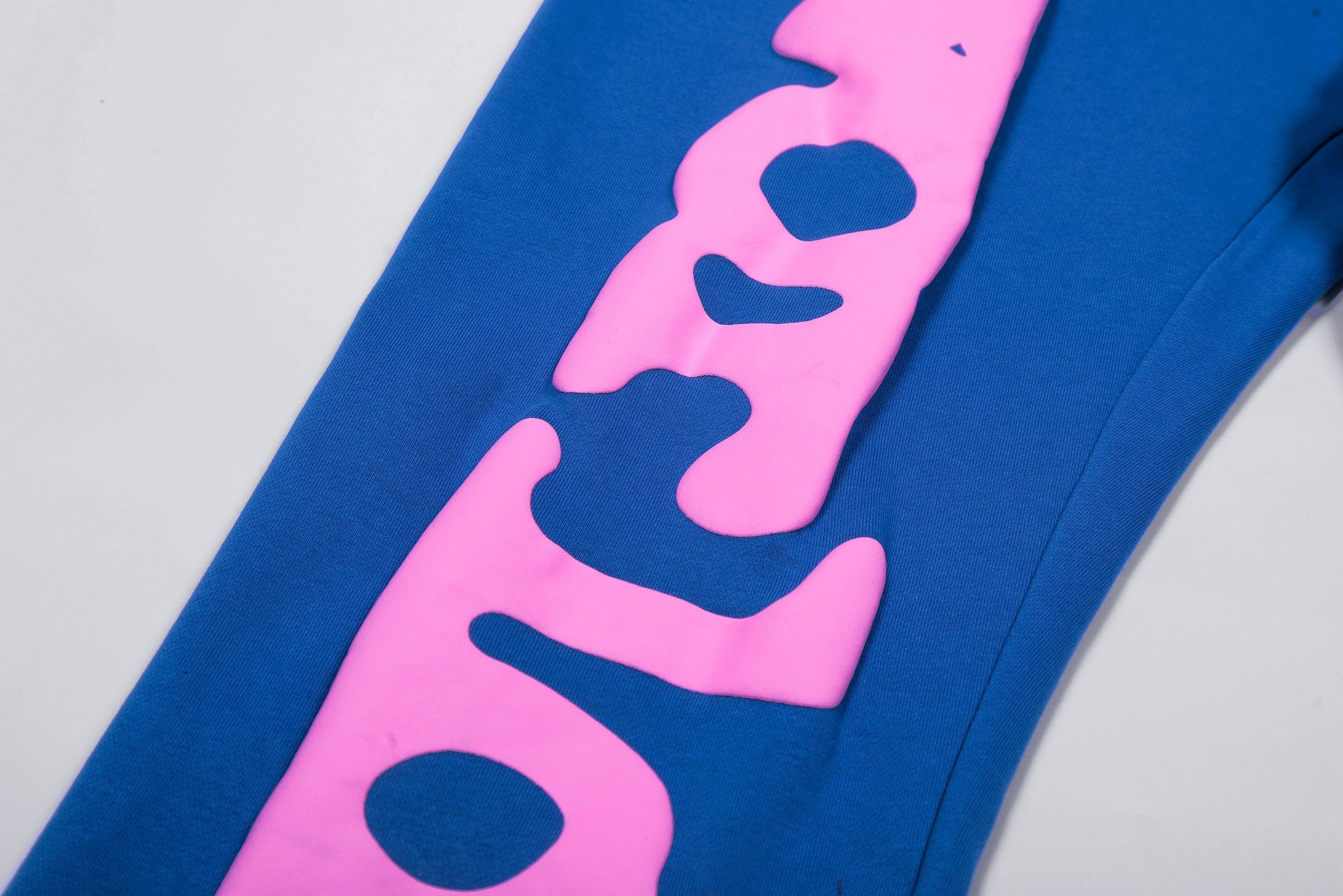 Sp5der Blue 555 Star Hoodie Sweatpants Set