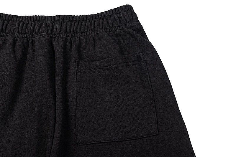 Sp5der Black Multicolor Star Graphic Sweatpants