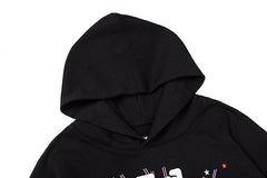 Sp5der Pink Spider Web Star Pullover Hoodie