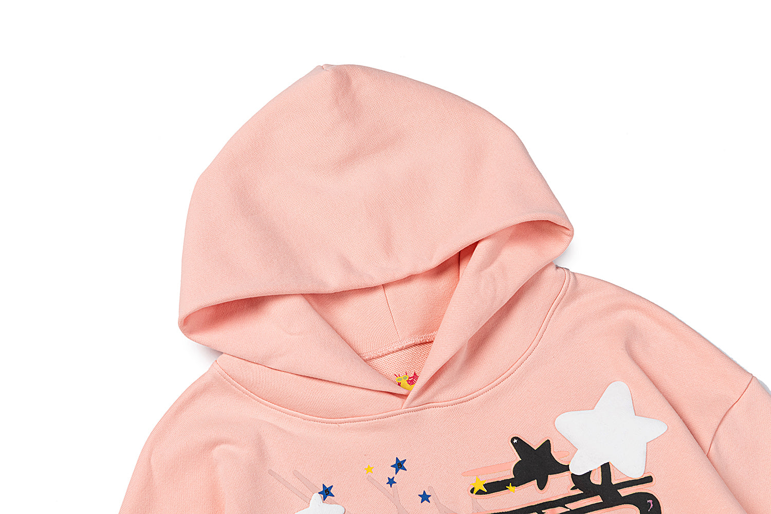 Sp5der Spider Web Star Puff Print Pullover Hoodie