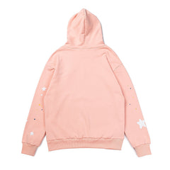 Sp5der Spider Web Star Puff Print Pullover Hoodie