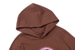 Sp5der Portrait Star Print Pullover Hoodie