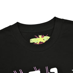 Sp5der Pink Spider Web Multi‑Star Graphic T‑Shirt