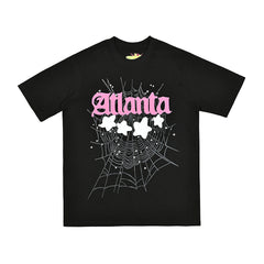Sp5der Atlanta Spider Web Graphic T‑Shirt