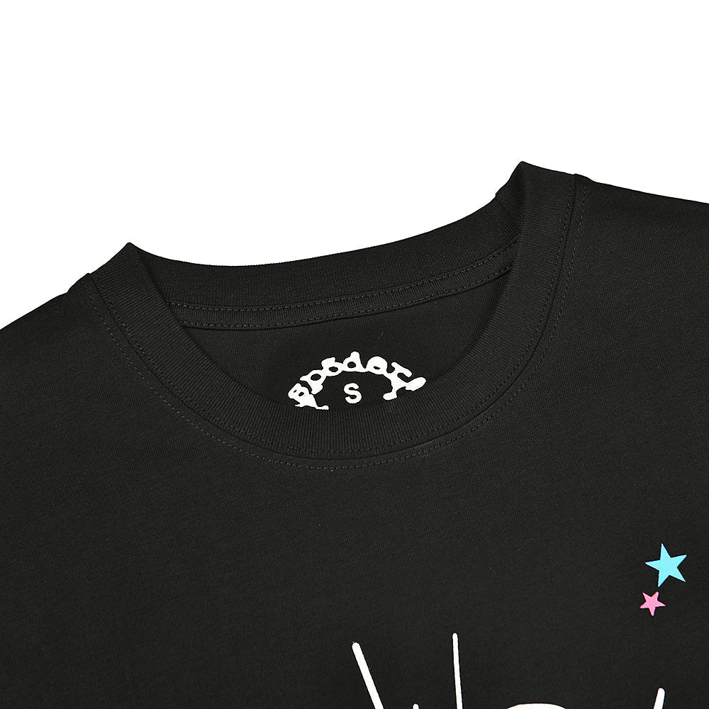 Sp5der Multi‑Color Star Spider Web Graphic T‑Shirt