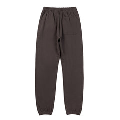 Sp5der Brown Neon Green Star Graphic Sweatpants