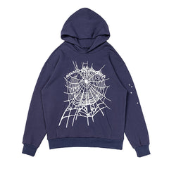 Sp5der Arachnophobia Spider Web Pullover Hoodie
