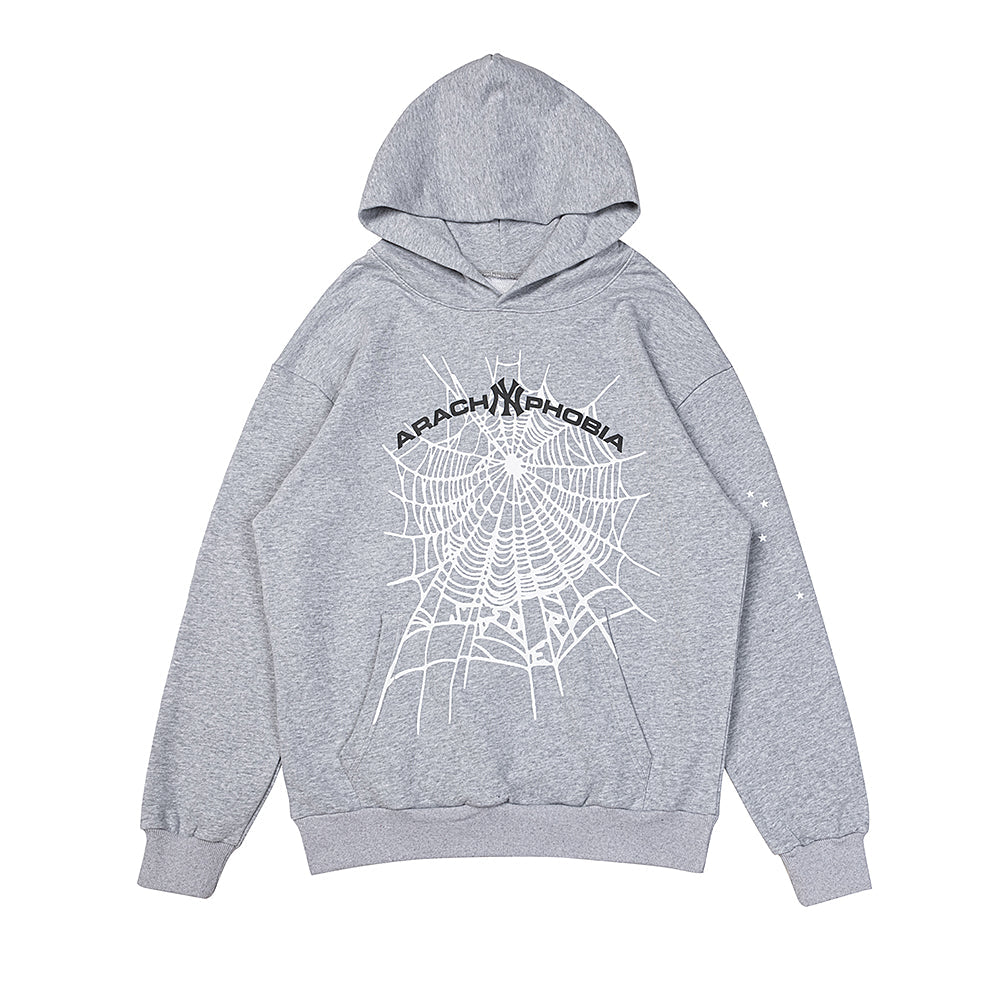 Sp5der Arachnophobia Spider Web Pullover Hoodie