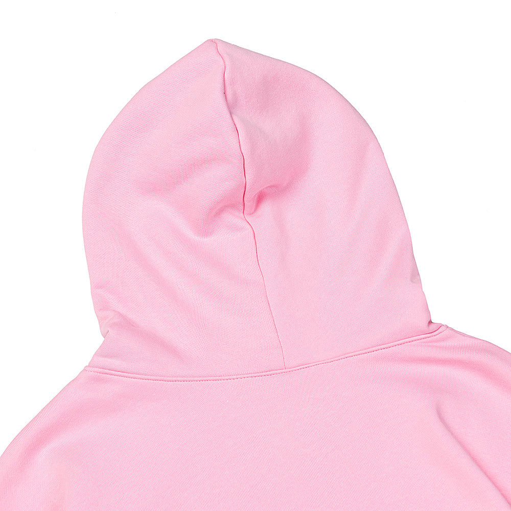 Sp5der Pink Spider Web Star Pullover Hoodie