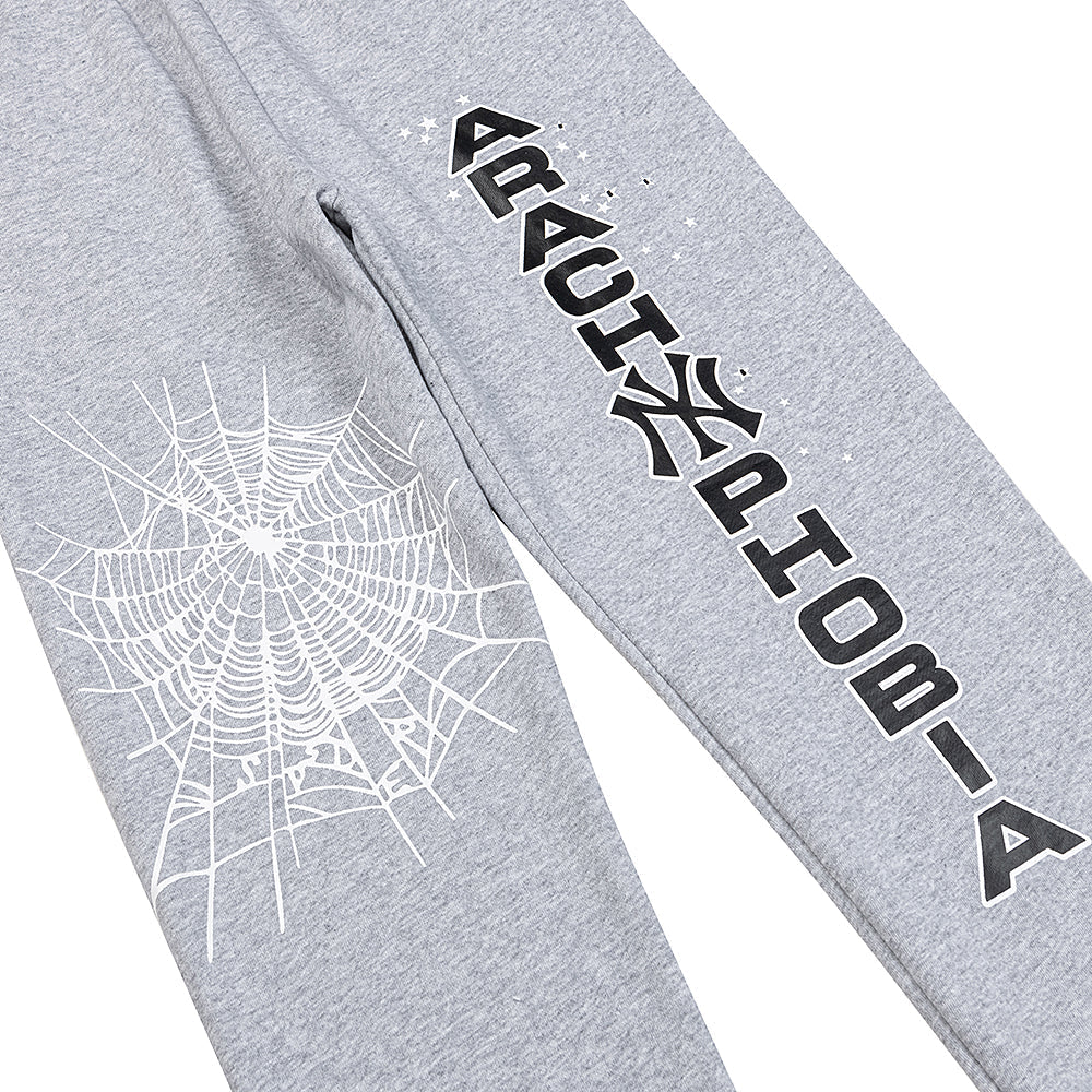 Sp5der Arachophobia Spider Web Graphic Sweatpants
