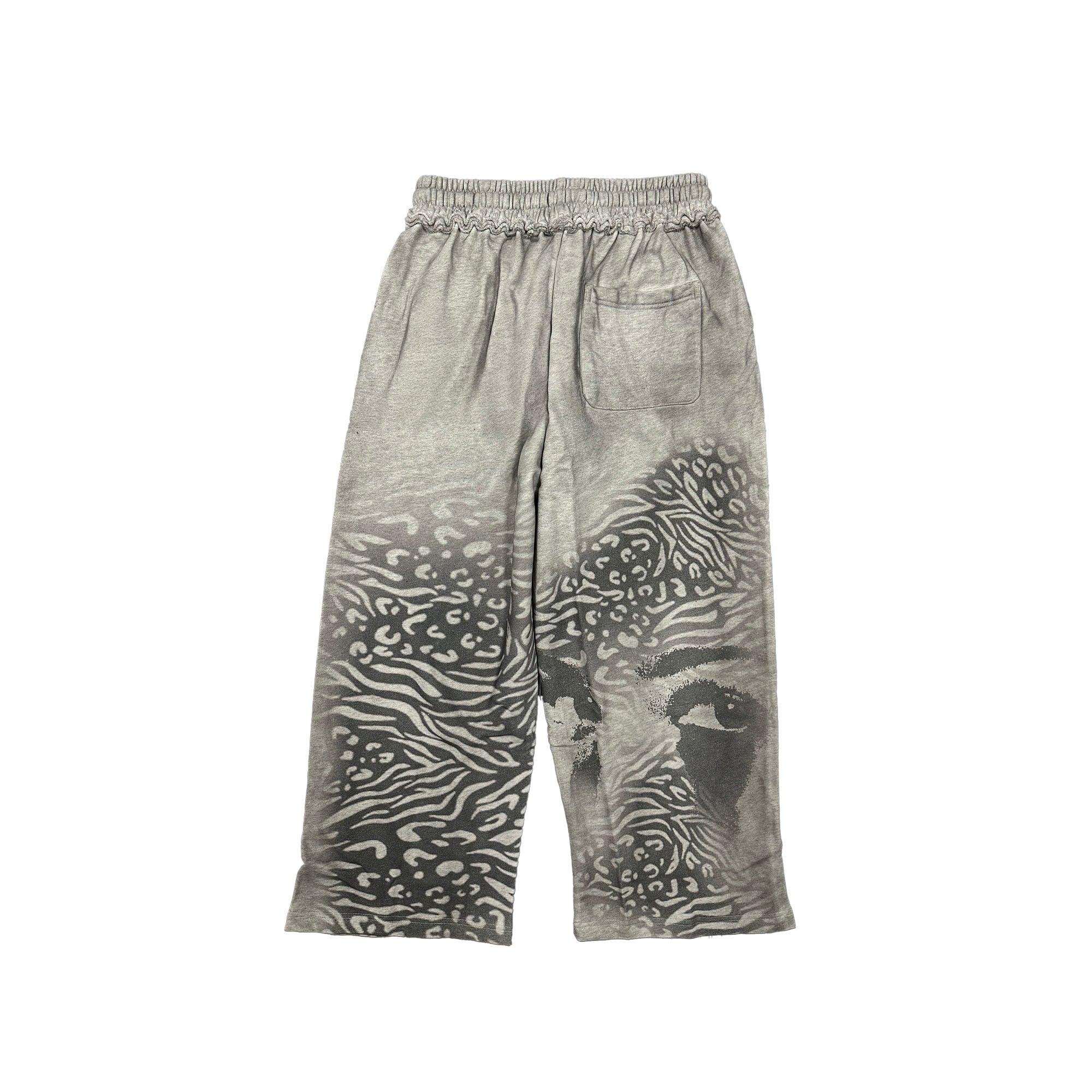 Mixed Emotion Grey ‘Striped’ Sweatpants