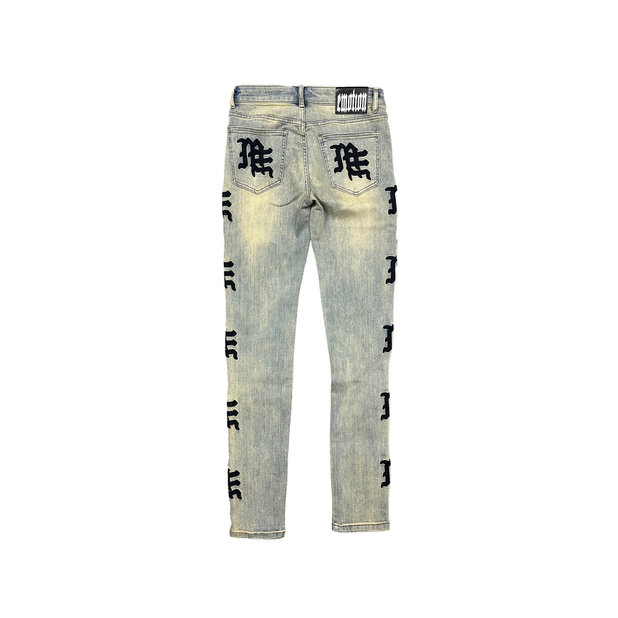 Mixed Emotion ‘Desert’ Monogram Denim