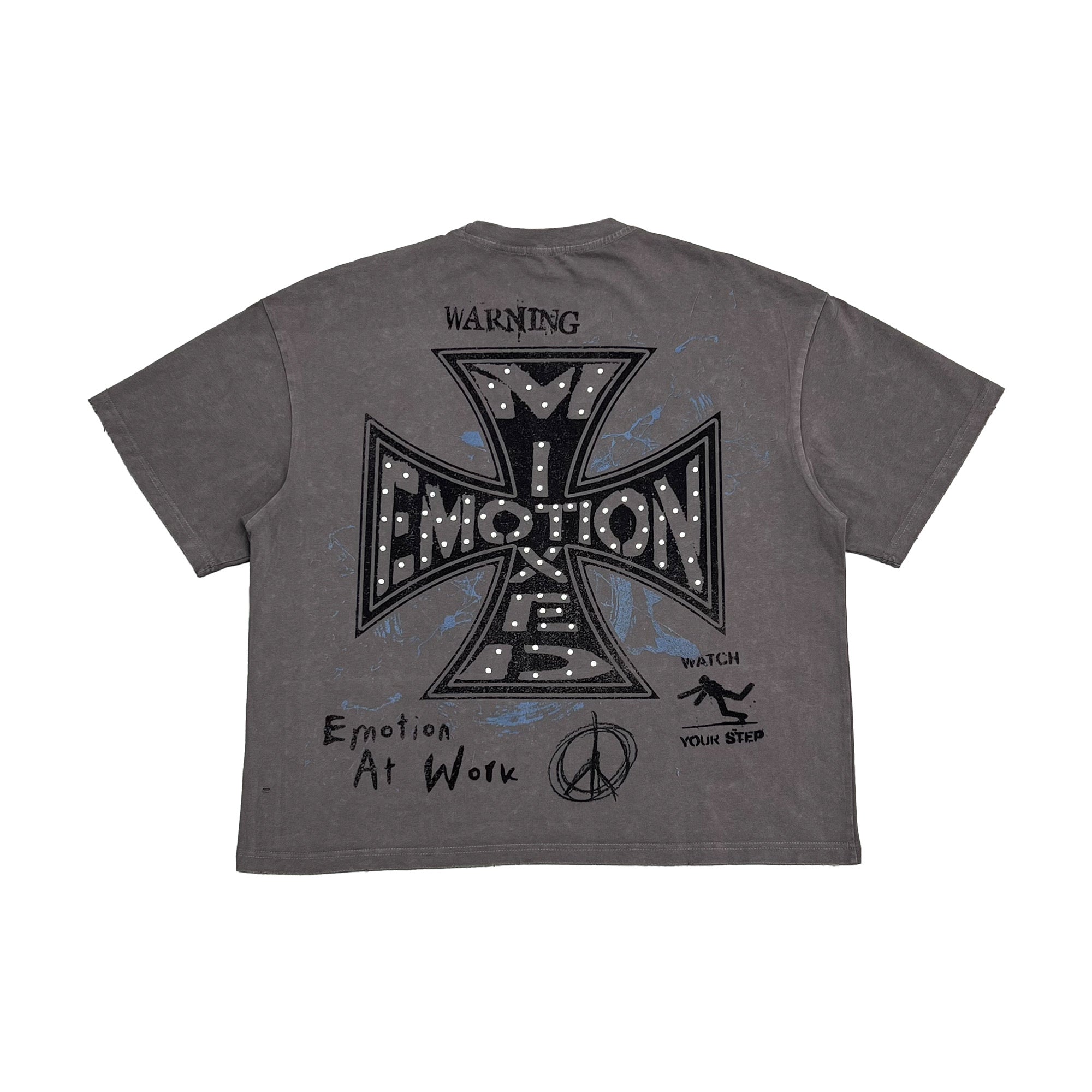Mixed Emotion Grey “Friends” Tee