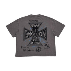 Mixed Emotion Grey “Friends” Tee